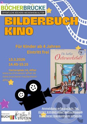 Vorhang auf: Bilderbuchkino in der Bücherbrücke Alfter