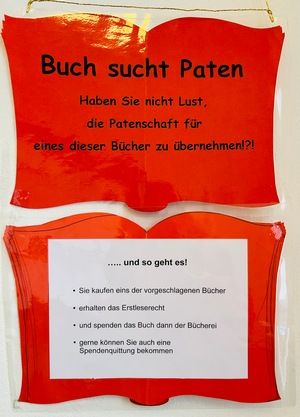 &quot;Buch sucht Pate&quot;