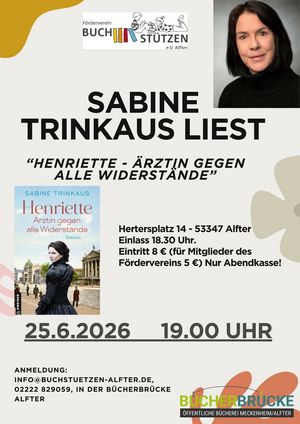 Sabine Trinkaus liest in Alfter